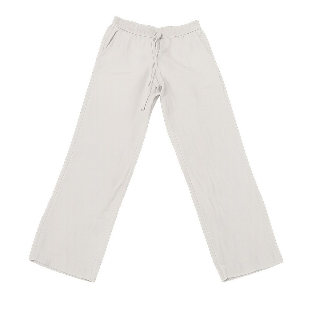 Tommy Bahama 100% Linen Drawstring Wide Leg Pants Women Small Beige - Picture 2 of 4